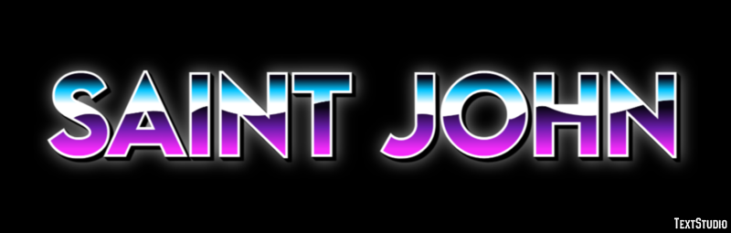 Saint John Tekst Effect