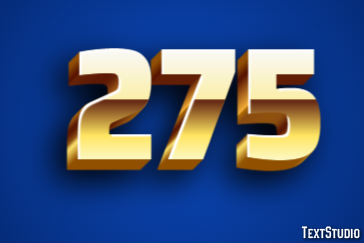 275 Tekst Effect