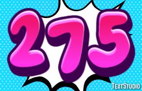 275 Text effect