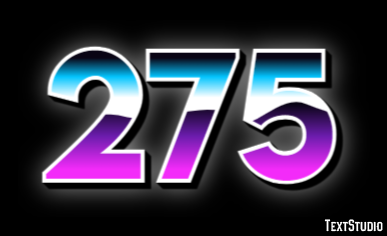 275 Text Effect
