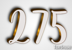 275 Tekst Effect