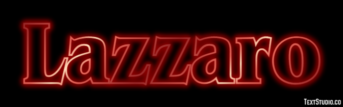 Lazzaro Effetto testo