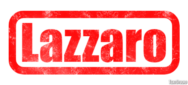 Lazzaro Effetto testo