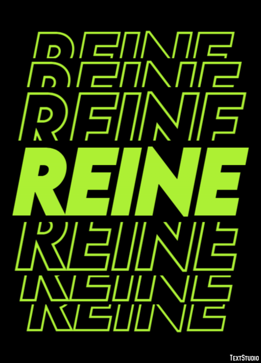 Reine Effetto testo