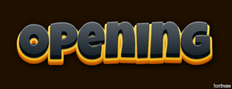 Opening Text Effect
