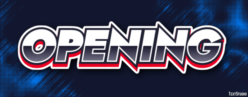 Opening Text Effect