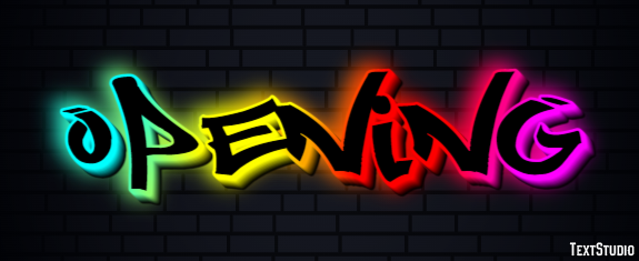 Opening Text Effect