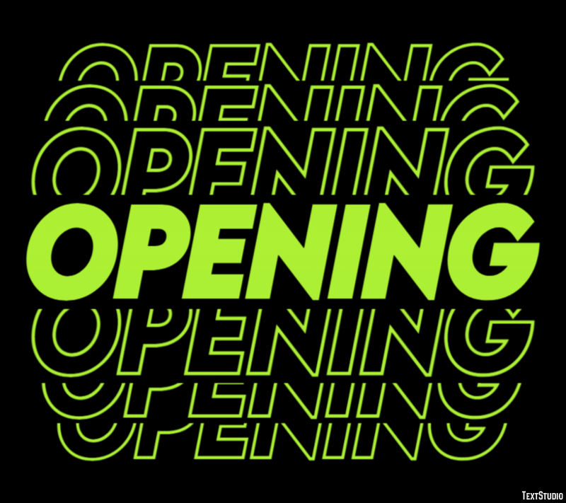 Opening Text Effect