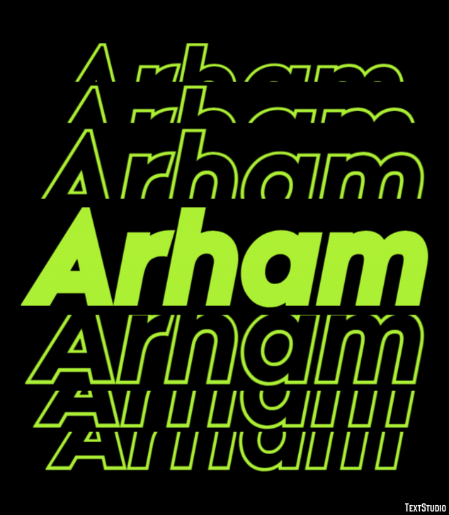 Arham Text Effect