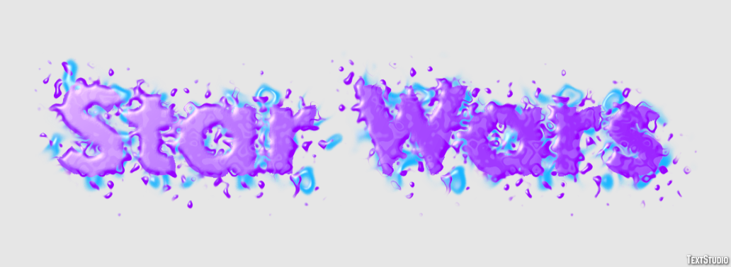 Star Wars Efecto de Texto