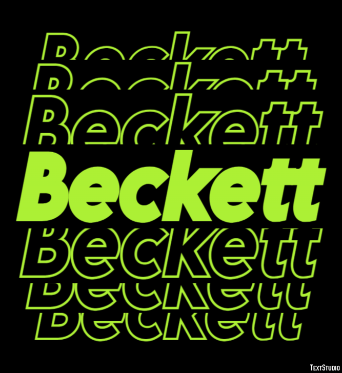 Beckett Efekt tekstowy