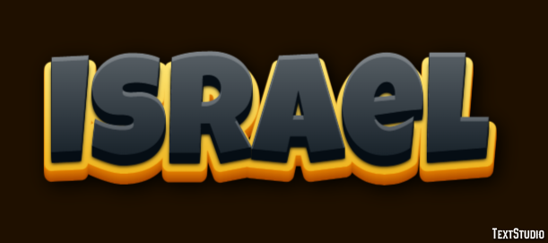 Israel テキスト効果