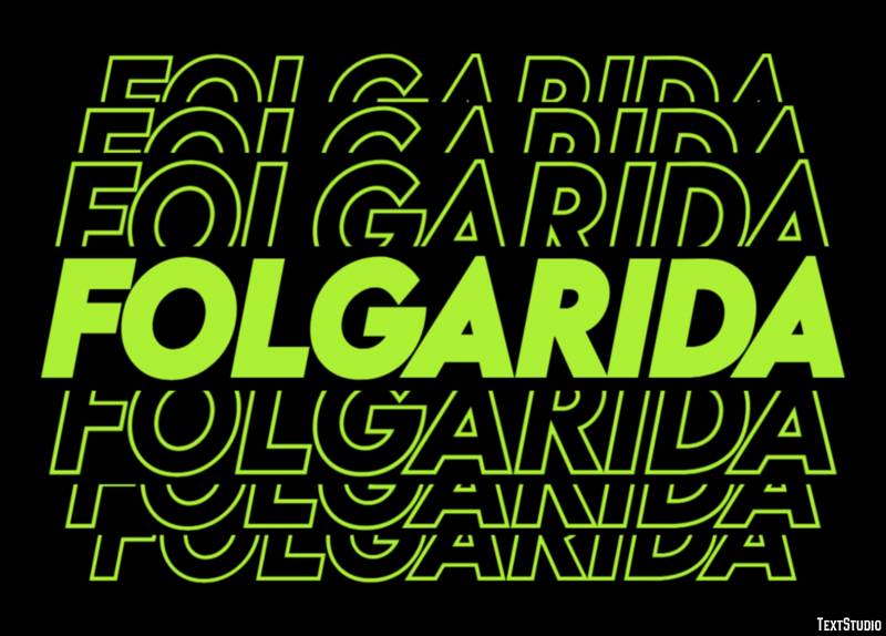 Folgarida Efekt tekstowy