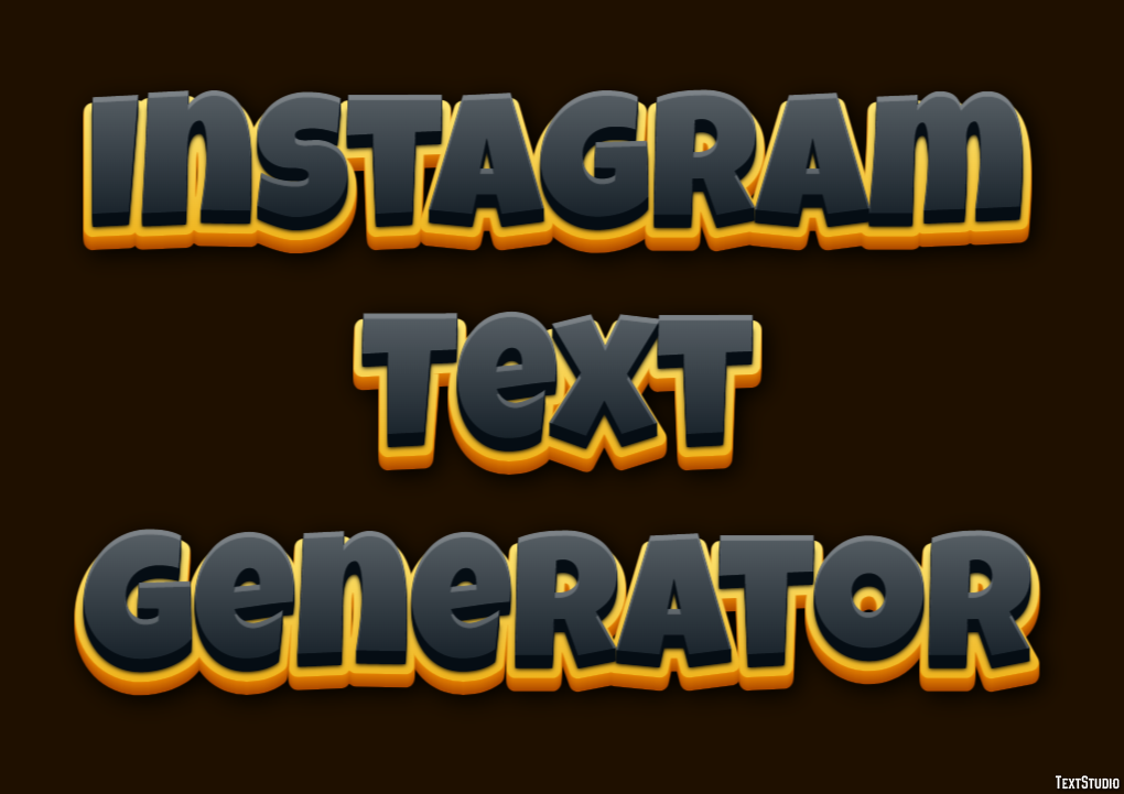 Instagram Text Generator Effetto testo