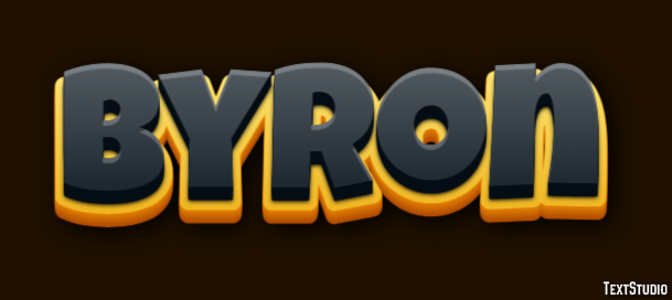 Byron Text Effect