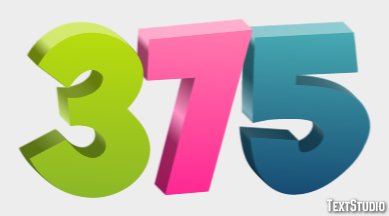 375 Effet de texte