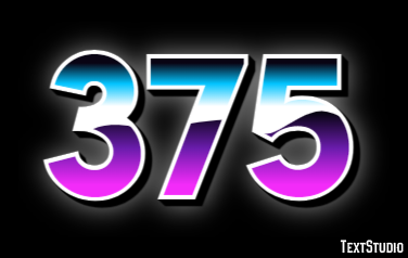 375 Effet de texte