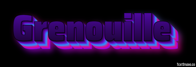 Grenouille Эффект текста