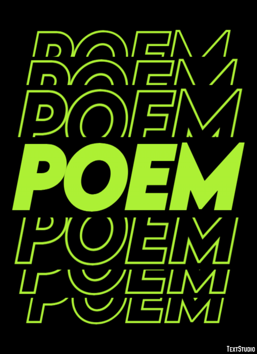 Poem Text Effect