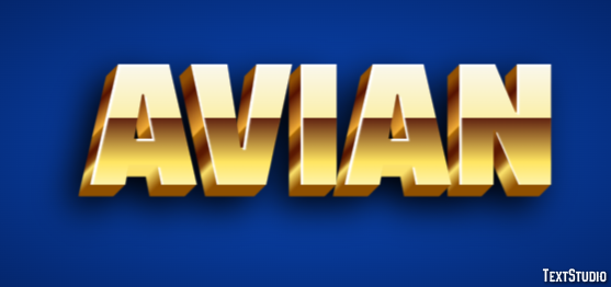 Avian Text Effect