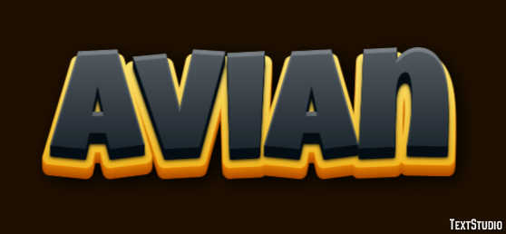 Avian Text Effect