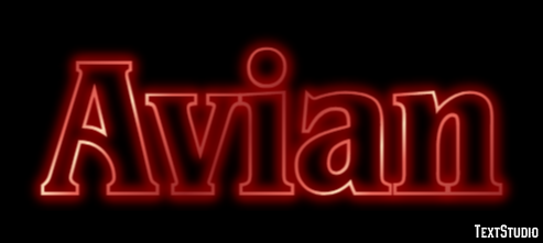 Avian Text Effect