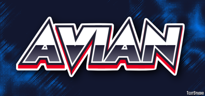 Avian Text Effect