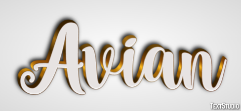 Avian Text effect