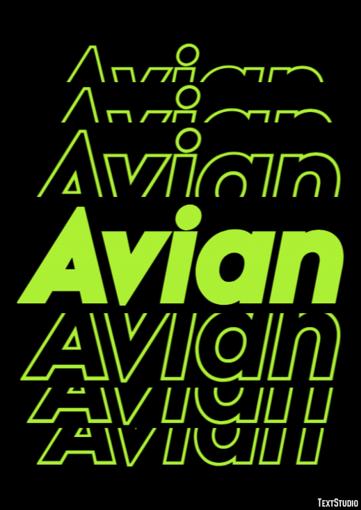 Avian Effet de Texte