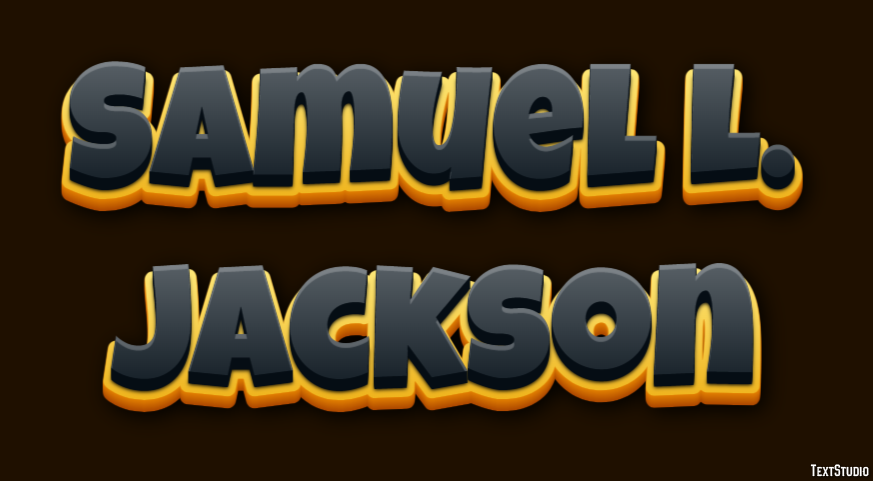 Samuel L. Jackson Text Effect
