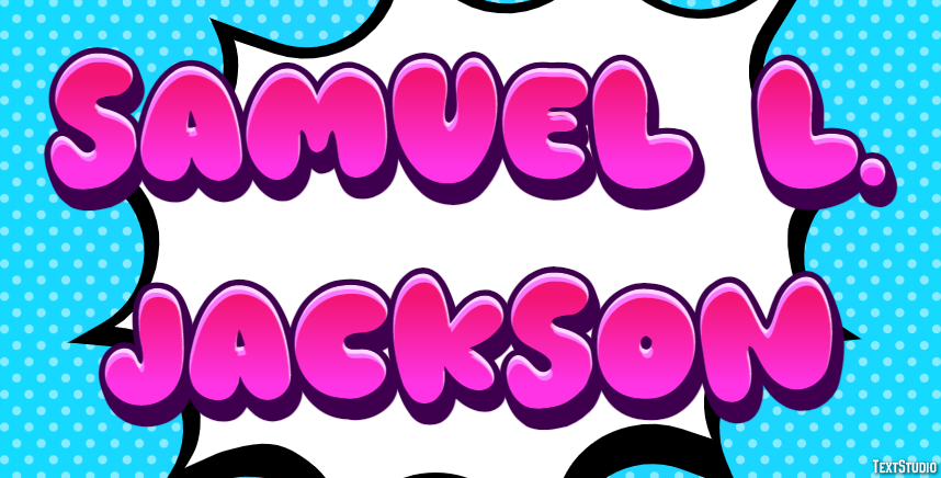 Samuel L. Jackson Efeito do texto