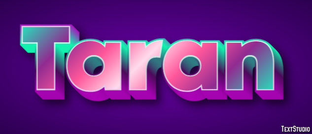 Taran Text Effect