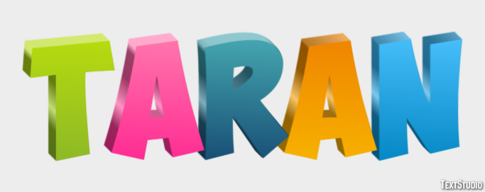 Taran Text Effect