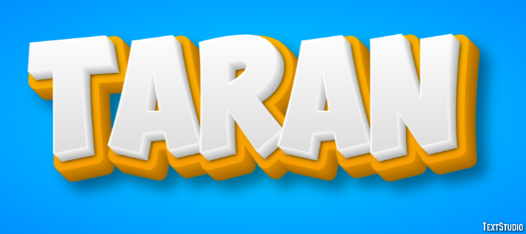 Taran Text effect