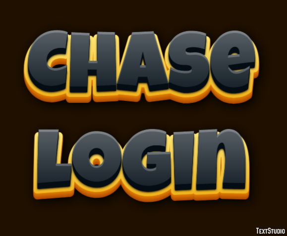 Chase Login Texteffekt