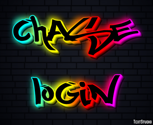 Chase Login Texteffekt