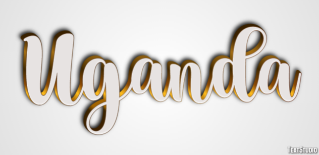 Uganda Text Effect