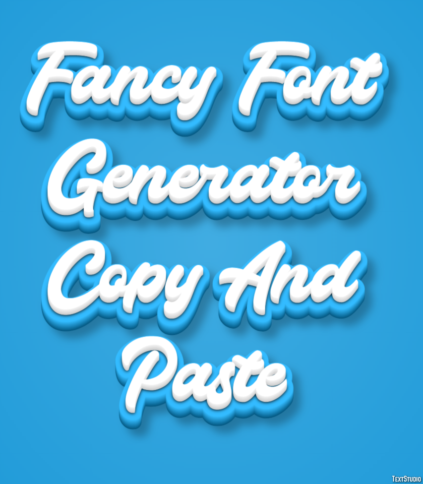 Fancy Font Generator Copy And Paste テキスト効果