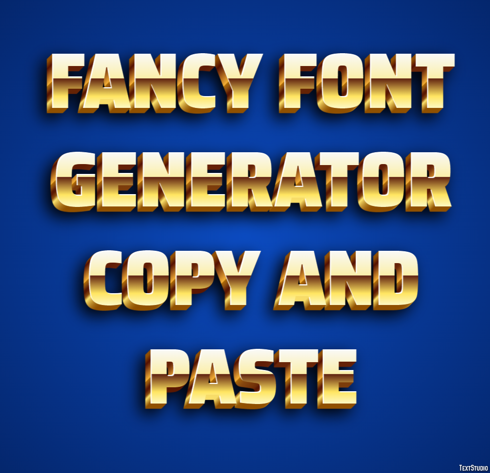Fancy Font Generator Copy And Paste テキスト効果