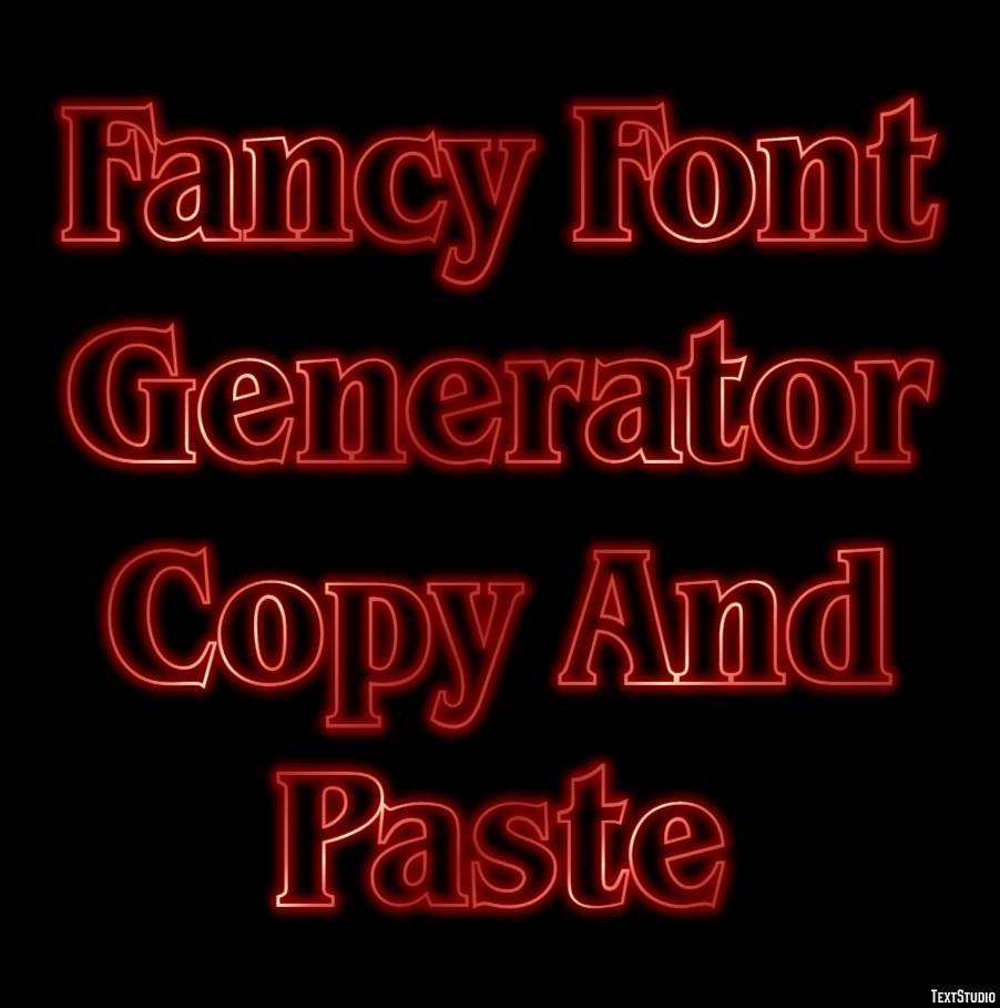 Fancy Font Generator Copy And Paste テキスト効果