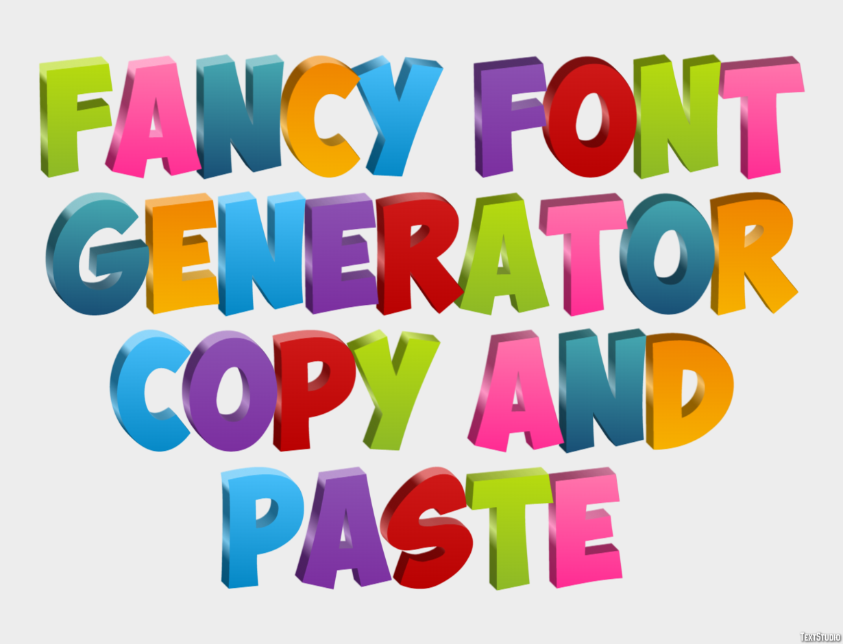 Fancy Font Generator Copy And Paste テキスト効果