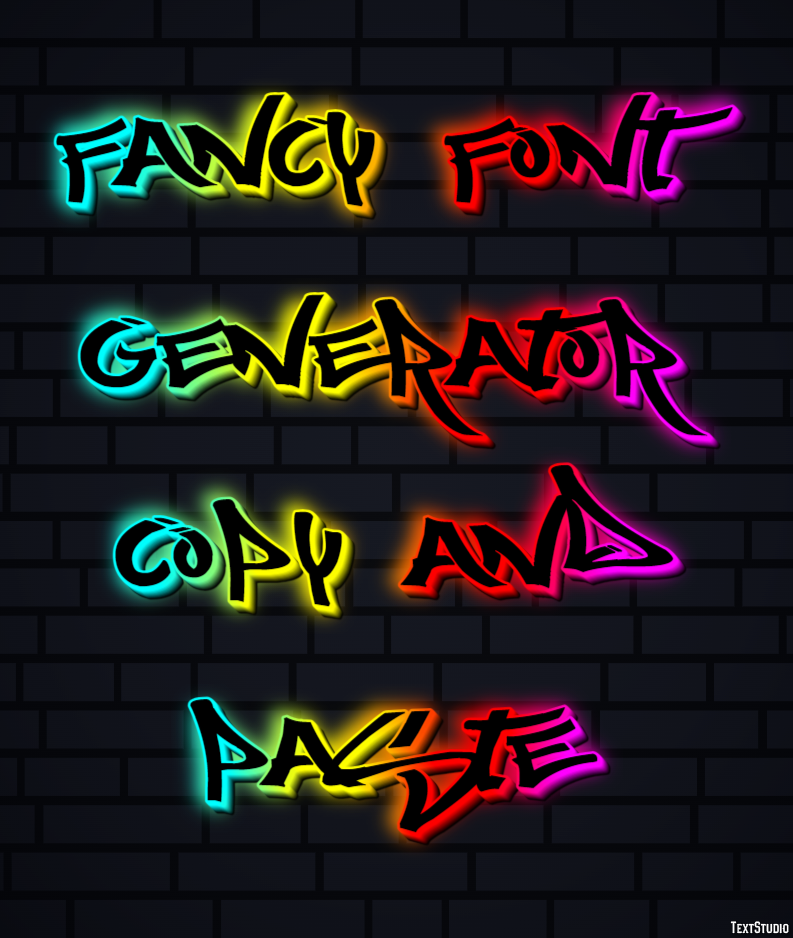 Fancy Font Generator Copy And Paste テキスト効果