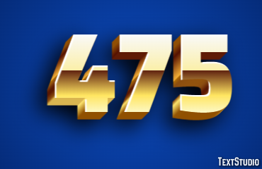 475 Text Effect