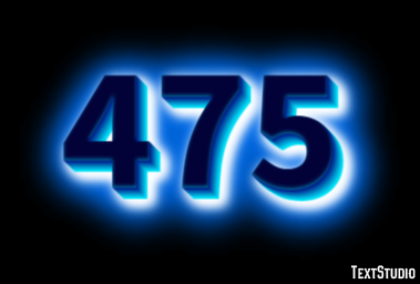475 Text Effect