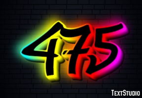 475 Text effect