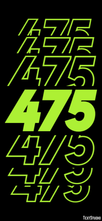 475 Text Effect