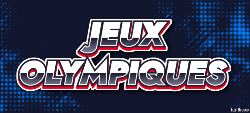 Jeux Olympiques Texteffekt