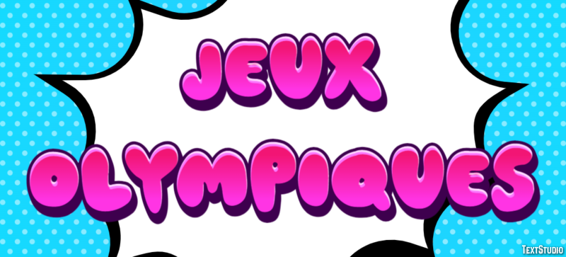 Jeux Olympiques Texteffekt