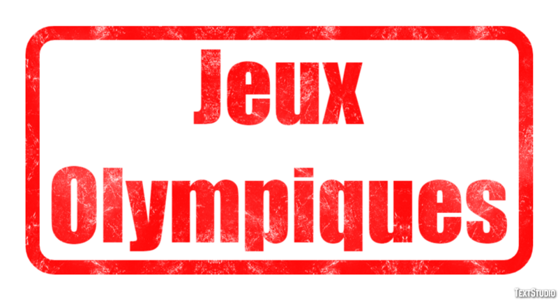 Jeux Olympiques Texteffekt
