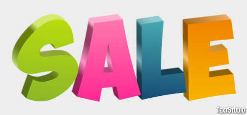 Sale Effet de texte